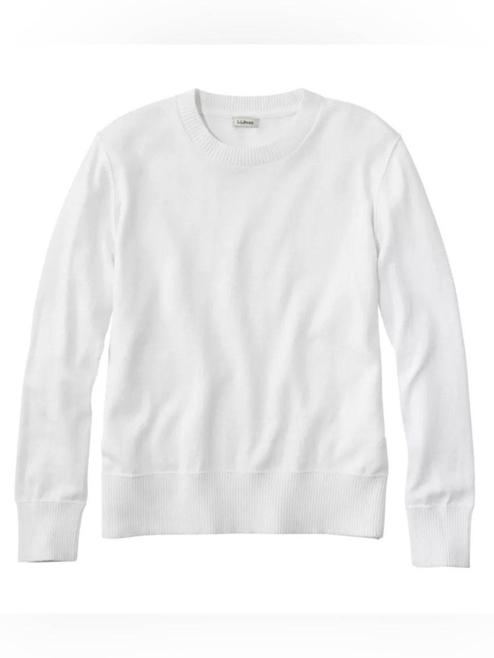 L.L. Bean Cashmere Cotton Crewneck Sweater